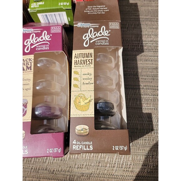Glade Scented Oil Candles Assorted 4 Open 4 Sealed Discontinued - Picture 9 of 16